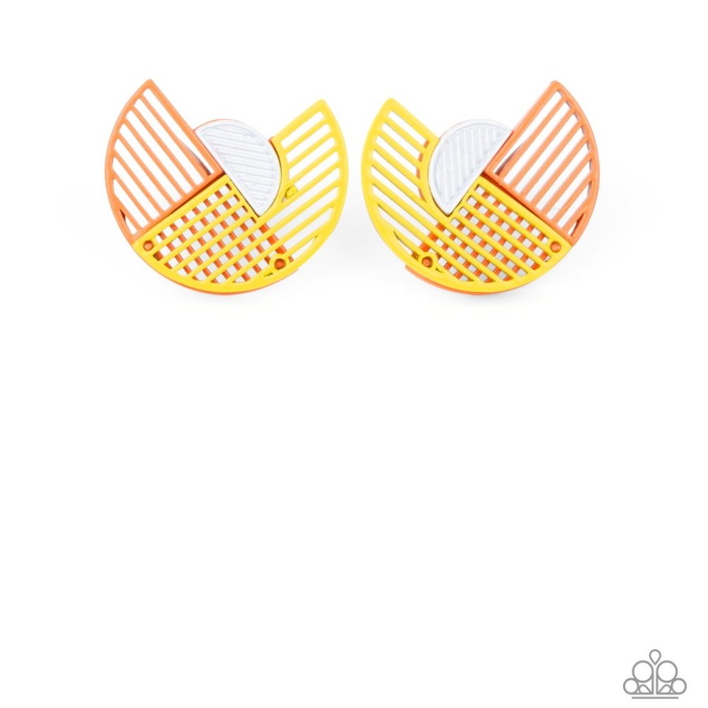 It's Just an Expression Yellow Earrings